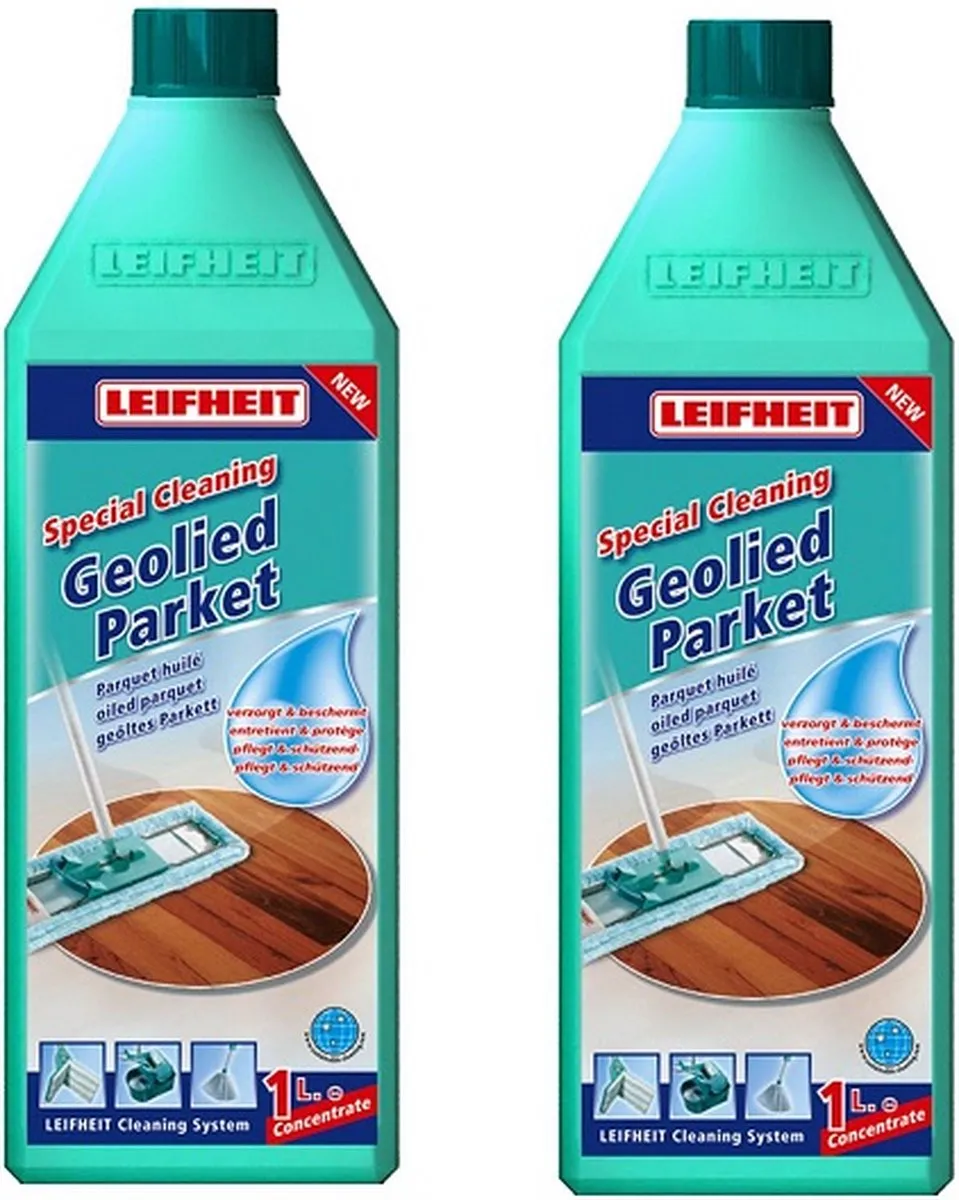 Leifheit Special Cleaning 703 Geolied Parket 1 Liter , set van 2