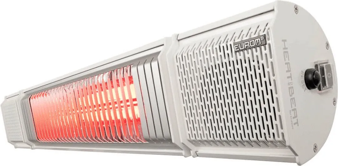 Eurom Heat and Beat Terrasverwarmer 2000W - Wit