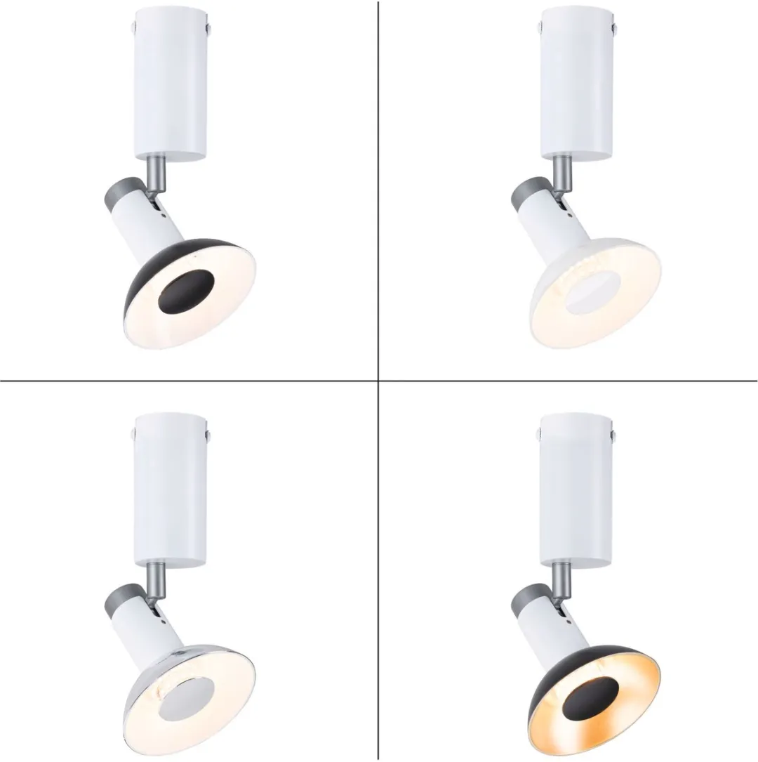 Paulmann Neordic Runa GU10 Wandlamp 20W - Wit/Grijs