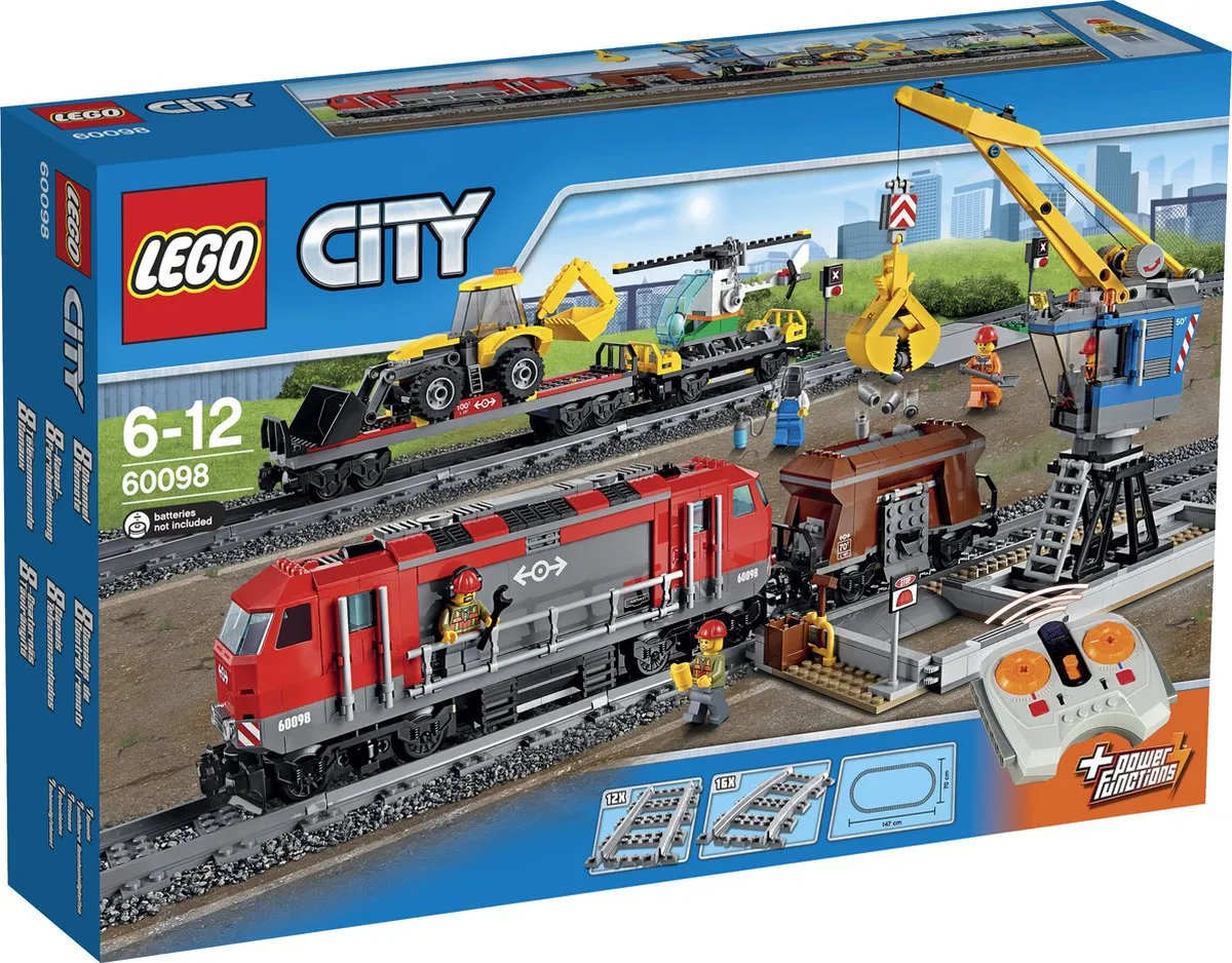 LEGO City Zware Goederen Vrachttrein 60098