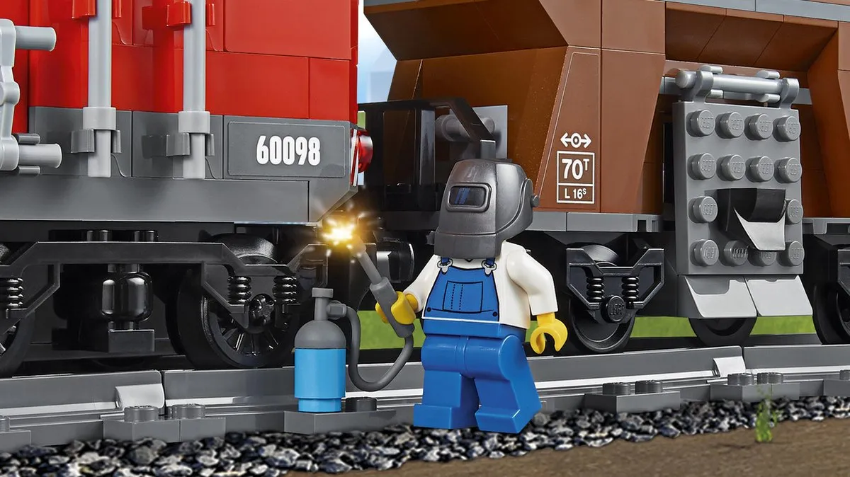 LEGO City Zware Goederen Vrachttrein 60098 - 984 Stukken