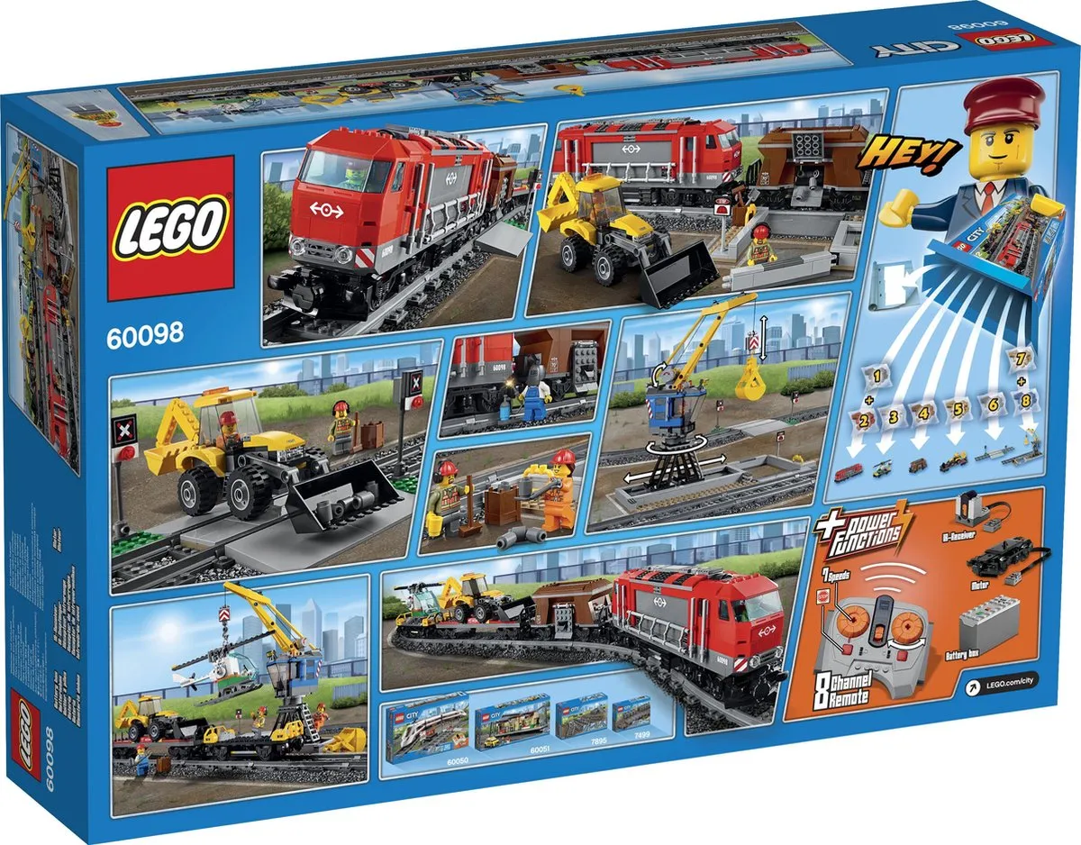 LEGO City Zware Goederen Vrachttrein 60098 - 984 Stukken