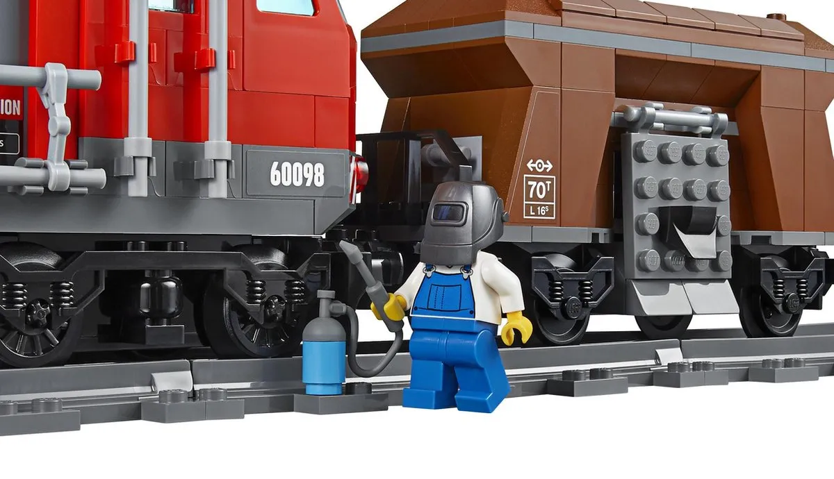 LEGO City Zware Goederen Vrachttrein 60098 - 984 Stukken