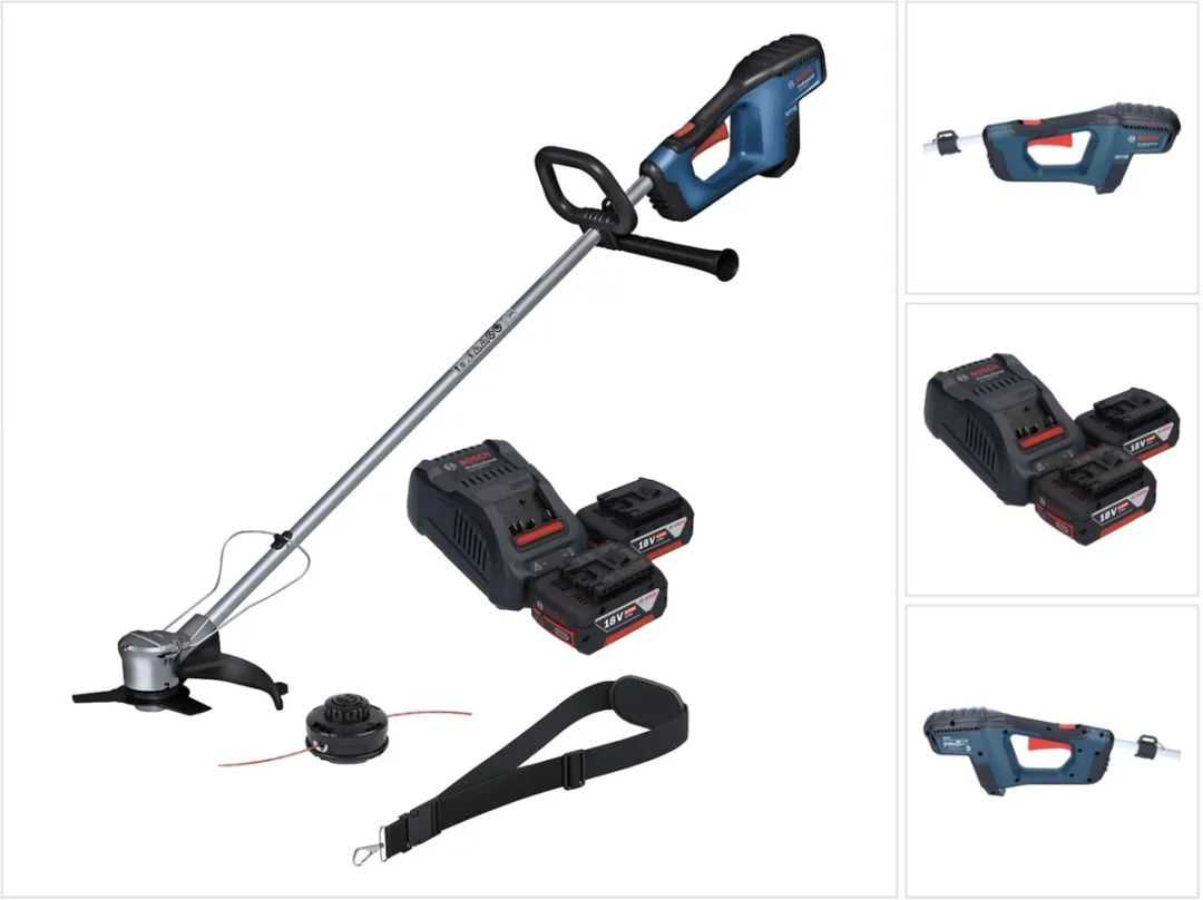 Bosch GFR 18V-23 Professionele accu bosmaaier 18 V 230 mm borstelloos + 2x accu 5.0 Ah + lader
