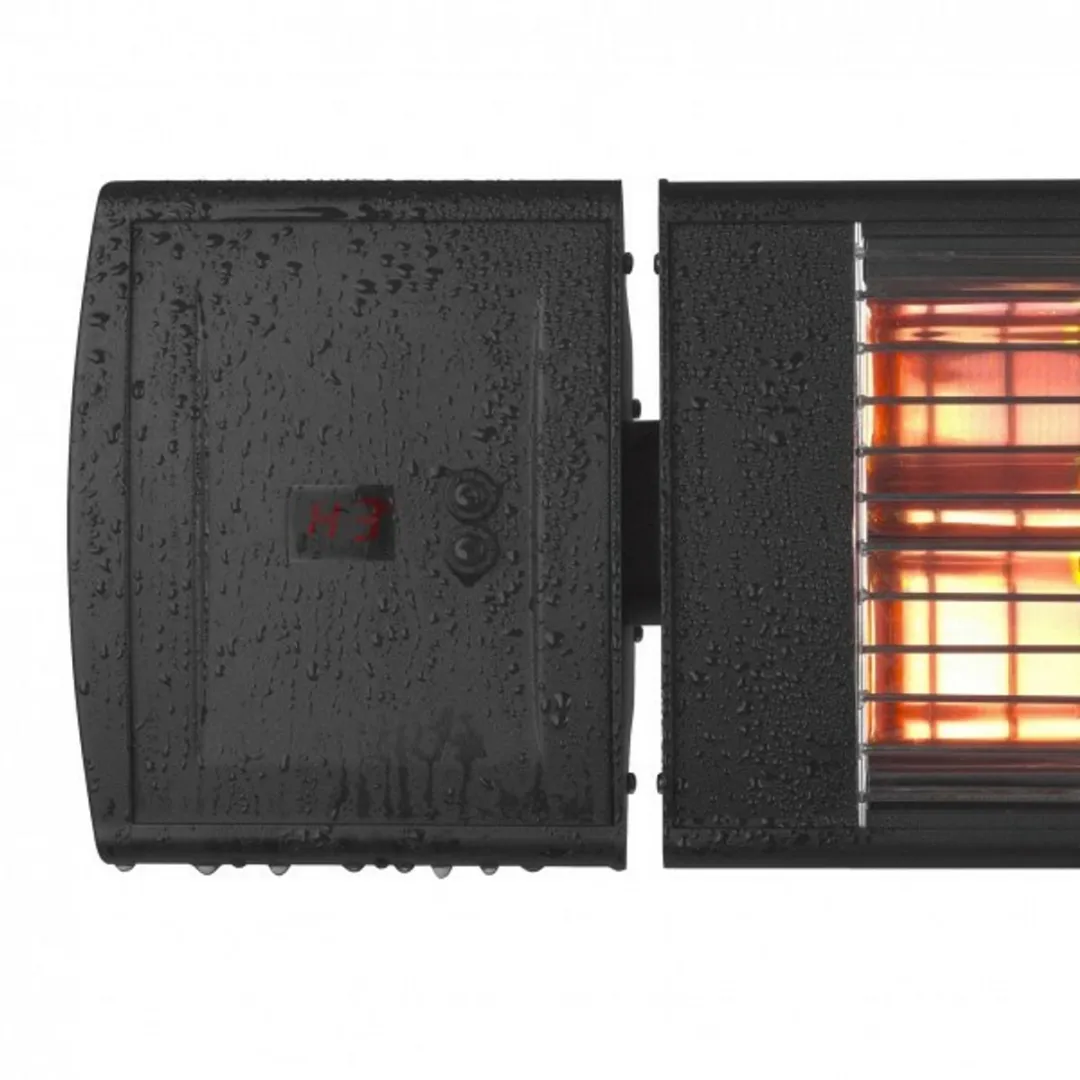 Eurom Goldsun Supra RC Hangende Terrasverwarmer 1800W - Zwart