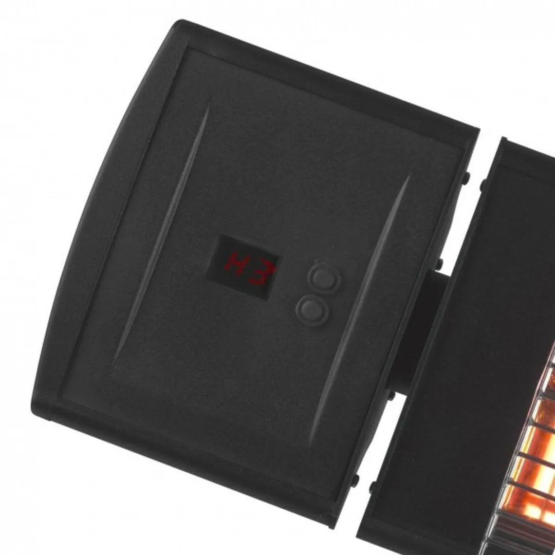 Eurom Goldsun Supra RC Hangende Terrasverwarmer 1800W - Zwart