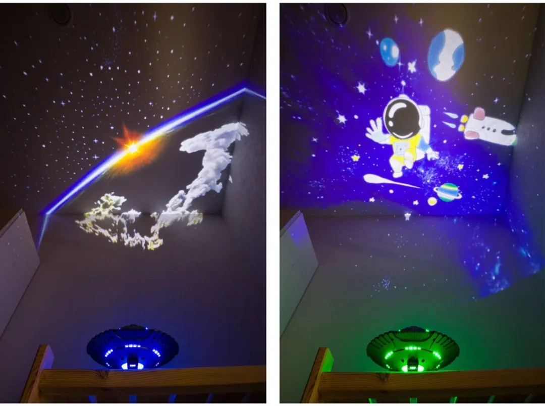 Levenhuk UFO Planetarium Projector - RGB - 10W - Grijs