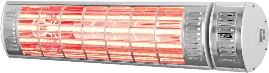 Eurom Golden 2500 Ultra RCD Terrasverwarming 2500W - 6 Standen - IP65 Grijs