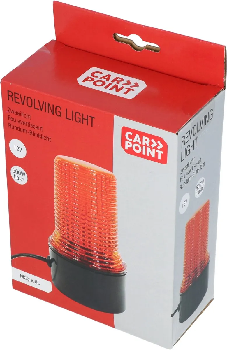 Carpoint Zwaailamp High-Voltage 500W - Oranje