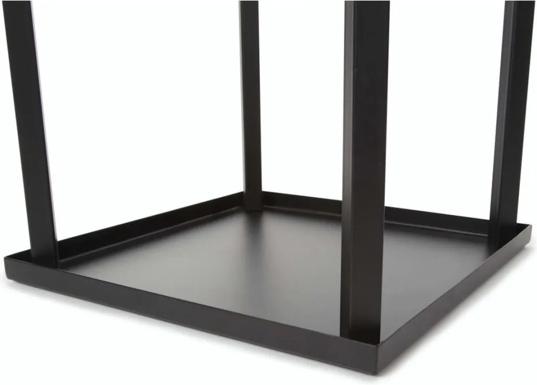Perel Houtrek - 34x34x118cm Zwart