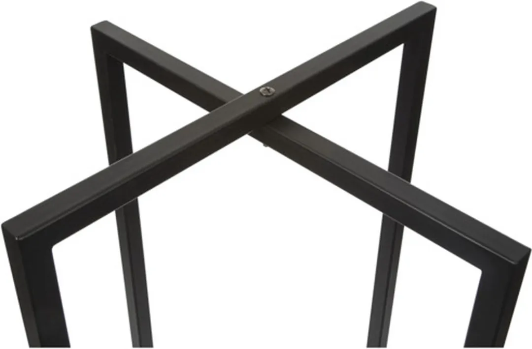 Perel Houtrek - 34x34x118cm Zwart