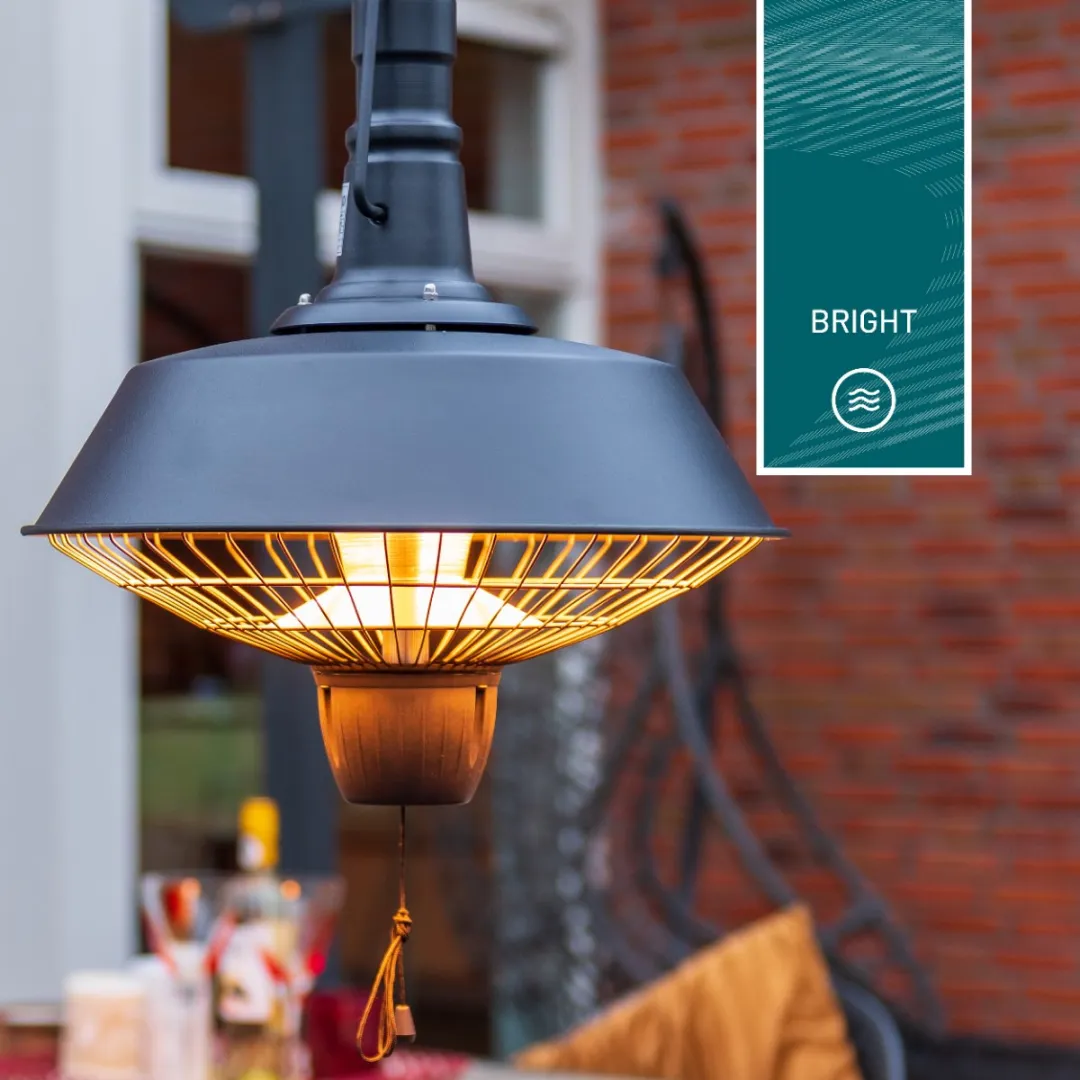 Sunred Indus Terrasverwarmer Halogeen 2100W - Zwart
