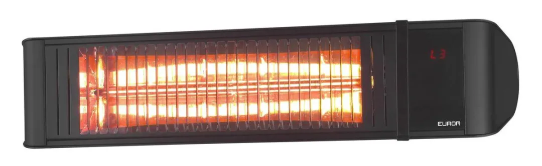 Eurom Golden 2000 Amber Focus Terrasverwarmer 2000W - Zwart