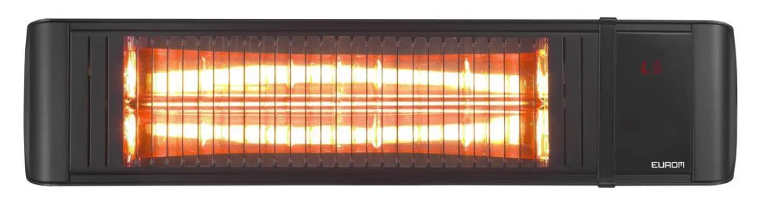 Eurom Golden 2000 Amber Focus Terrasverwarmer 2000W - Zwart