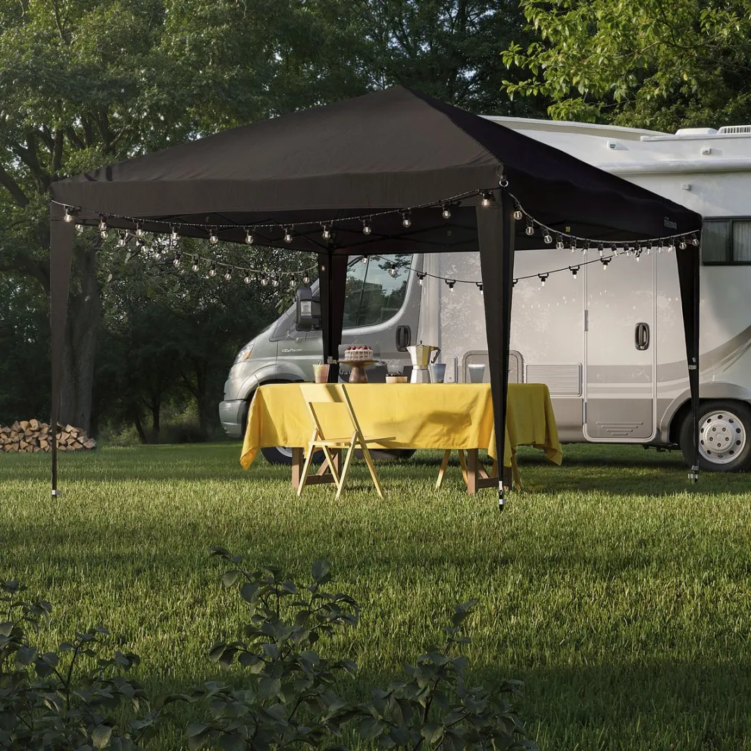 Tristar Partytent 3x4m - PT-7804 - Easy Up - Met Zijwanden - Waterdicht - inclusief Draagtas - Paviljoen - Opvouwbaar - Antraciet