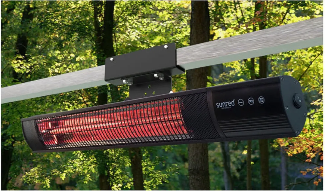 Sunred Terrasverwarmerbeugel Dark Line - Zwart