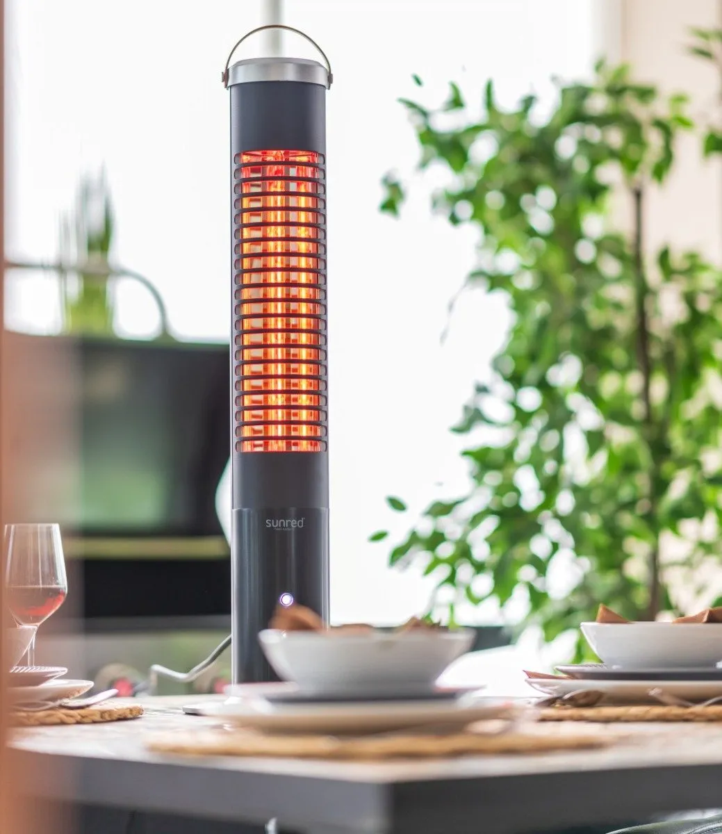 Sunred Apollo Terrasverwarmer 1200W - Zwart