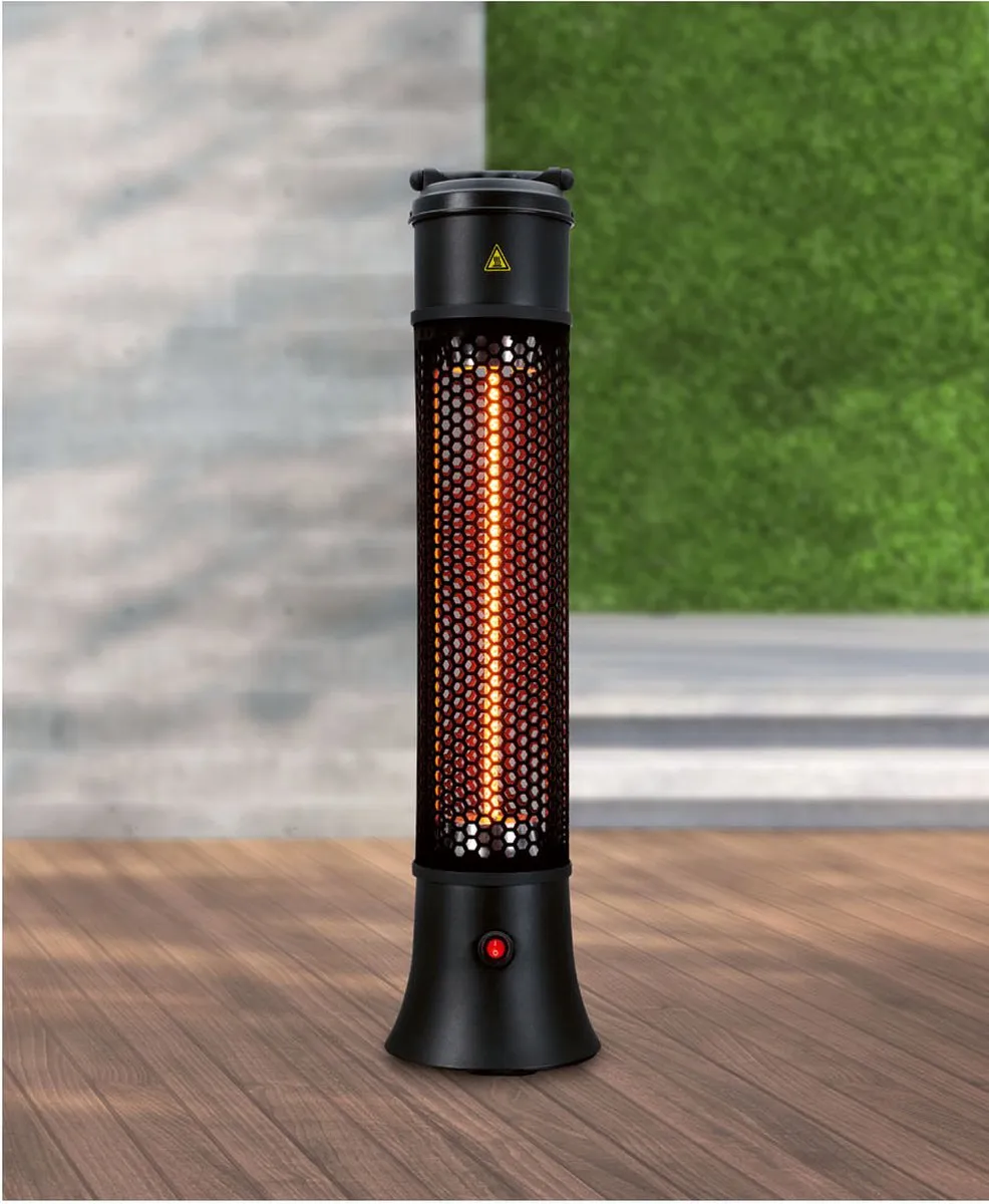 Silvercrest Terrasverwarmer Toren 1200W - Zwart