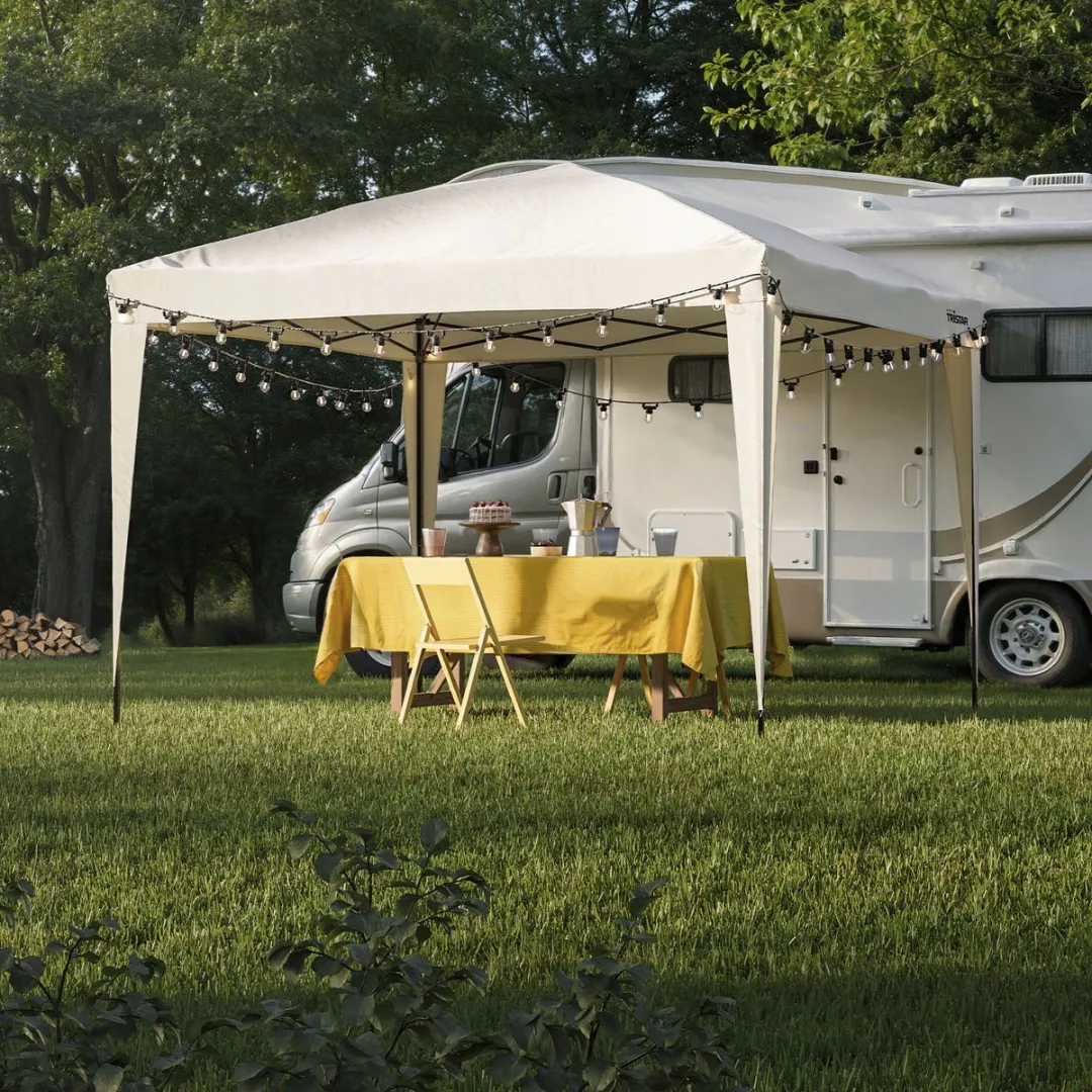 Tristar PT-7803 Partytent 3x3m - Beige - 4 Zijkanten