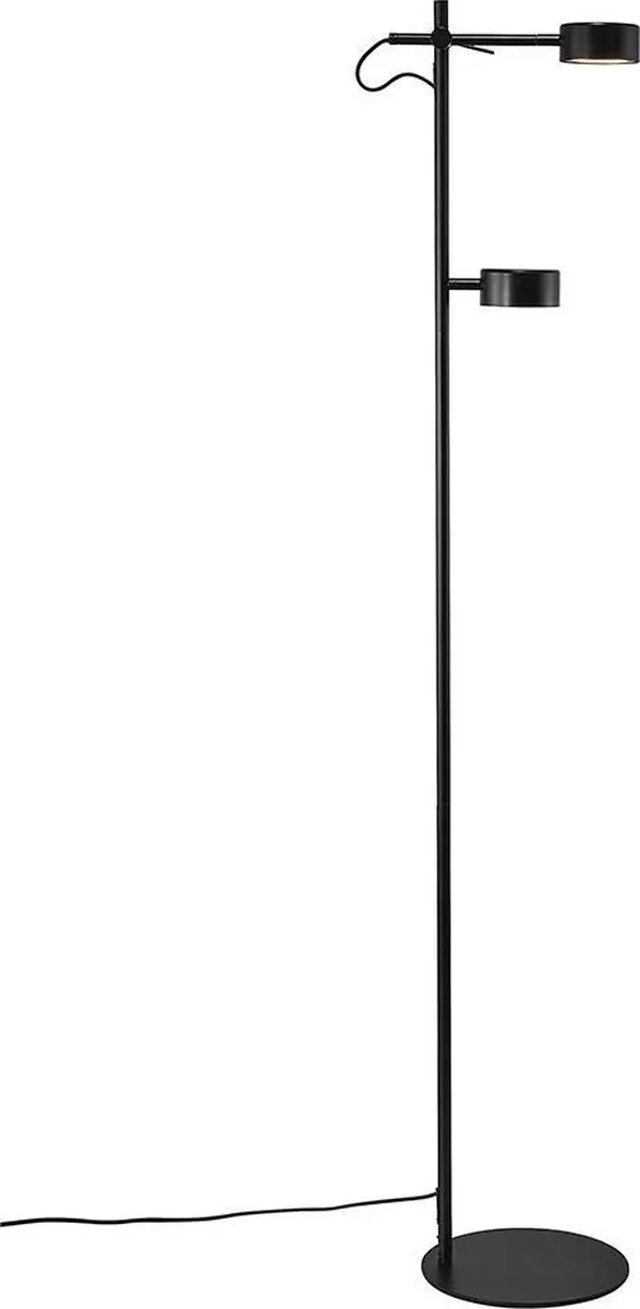 Nordlux Clyde Vloerlamp - 1 Lichtpunt - 2700K - Zwart