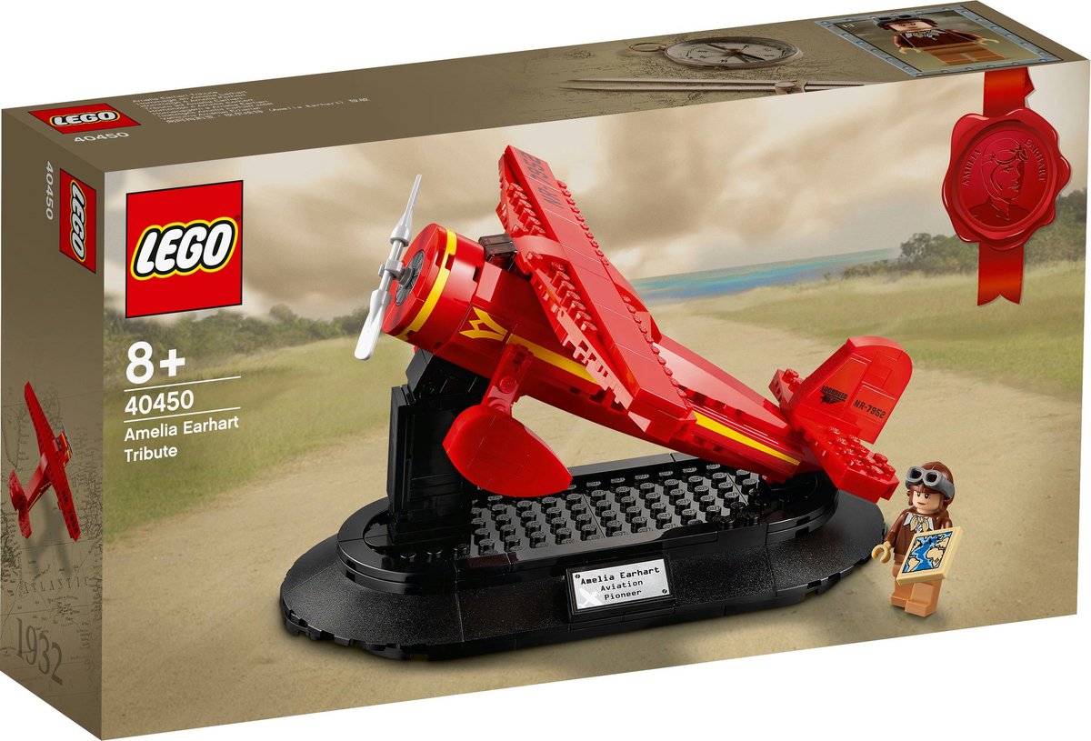 Lego Eerbetoon aan Amelia Earhart 40450 Limited Edition