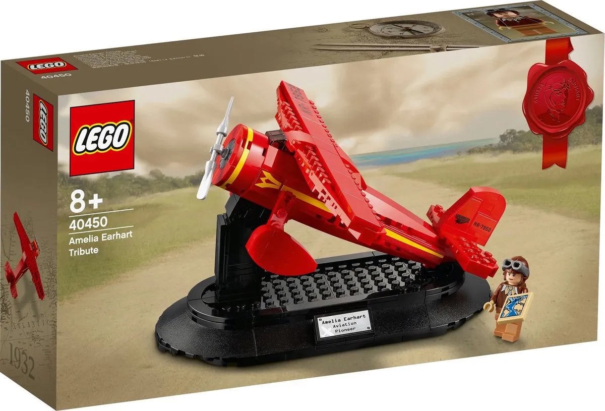LEGO Eerbetoon aan Amelia Earhart 40450 - 203 Stukken - 1 Minifiguur