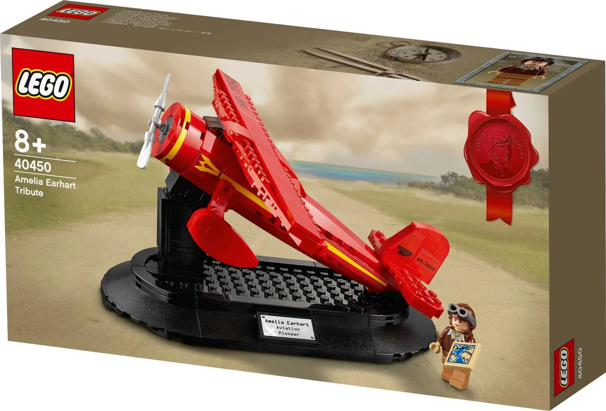 LEGO Eerbetoon aan Amelia Earhart 40450 - 203 Stukken - 1 Minifiguur