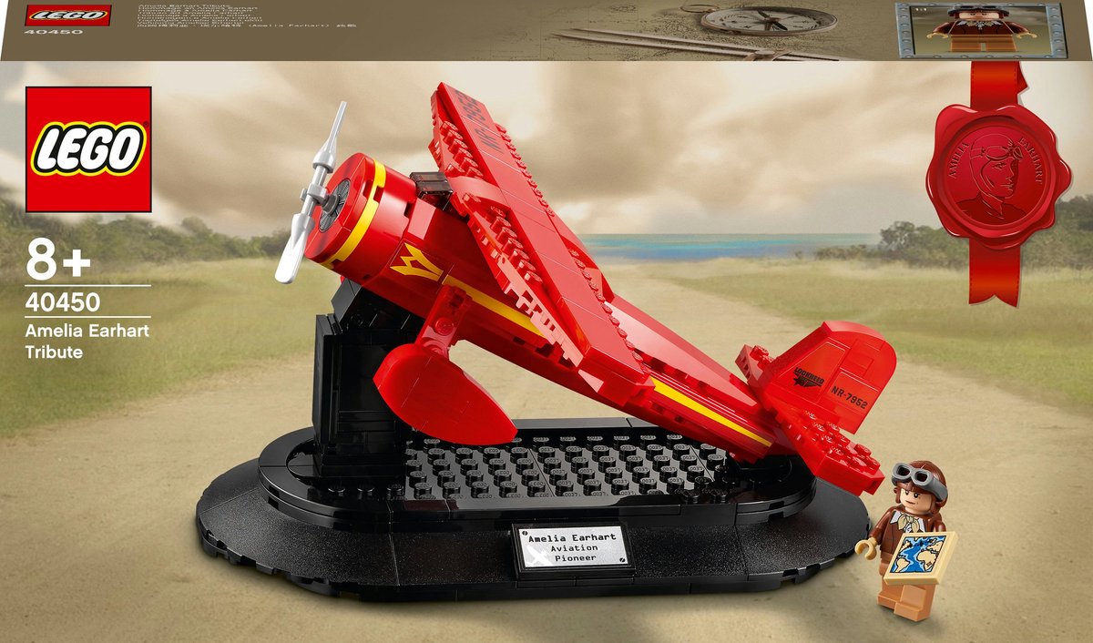 Lego Eerbetoon aan Amelia Earhart 40450 Limited Edition