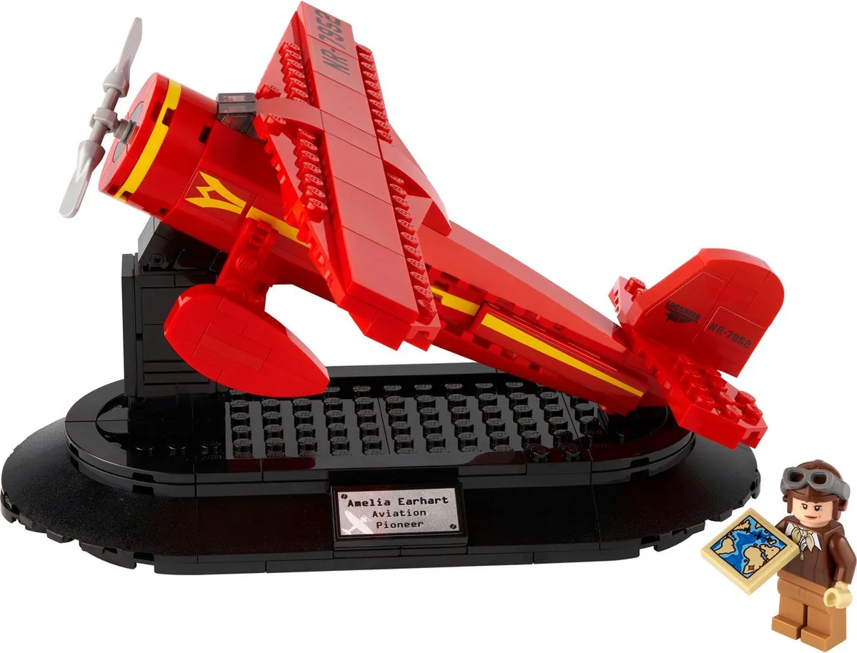 LEGO Eerbetoon aan Amelia Earhart 40450 - 203 Stukken - 1 Minifiguur