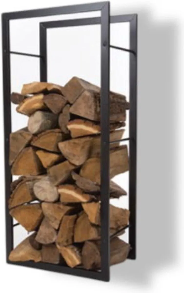 Perel Houtrek 100x45x30cm - Zwart