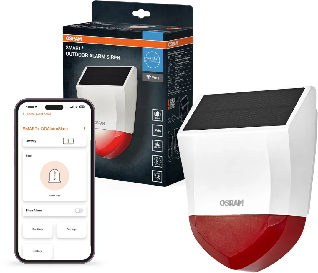 Osram SMART+ Outdoor Sirene WiFi - Wit