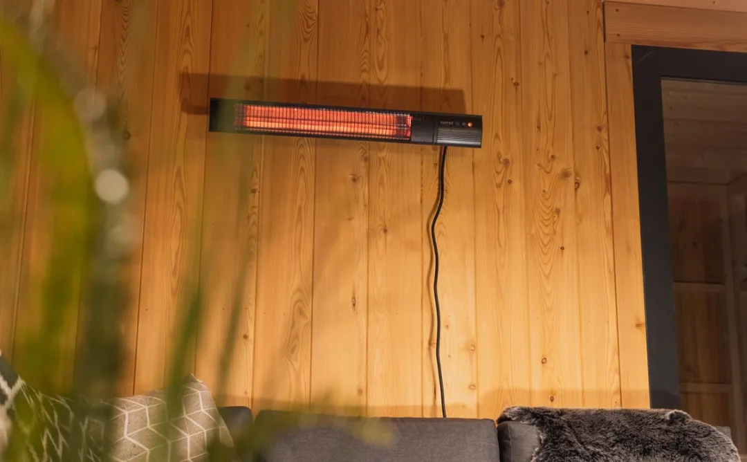 Sunred Dark Heater Royal Diamond Wall 2500 - 2500W - Zwart