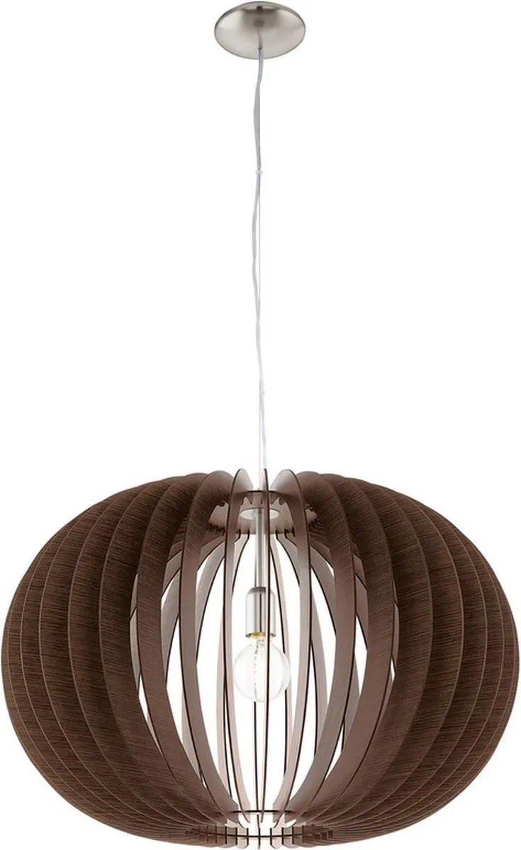 Eglo Stellato Hanglamp E27 - Ø23cm Nikkelmat