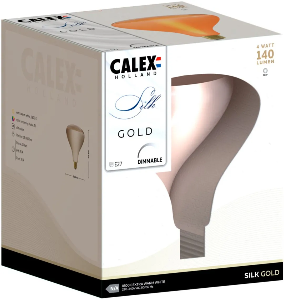 Calex Silk LED Lamp R140 E27 4W - Goud