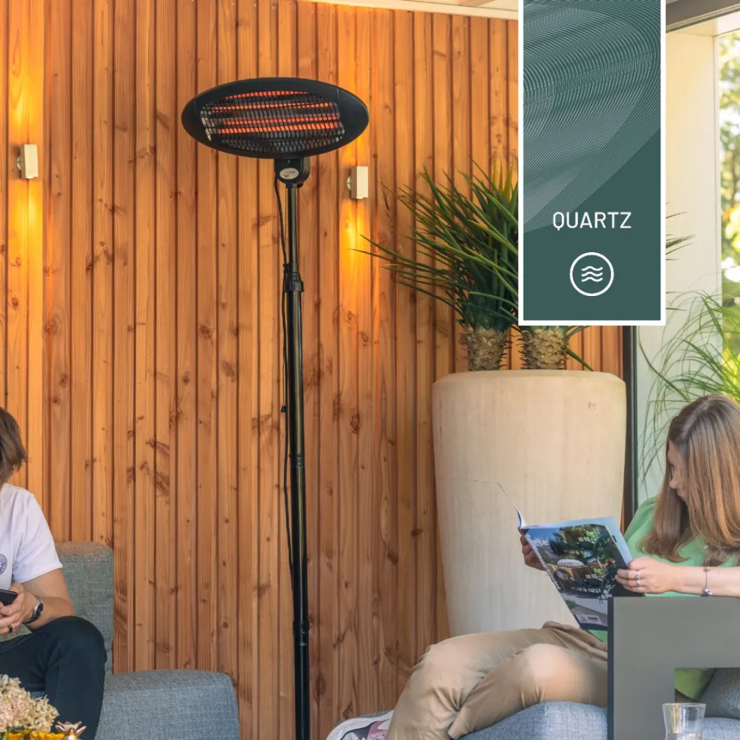 Sunred Elektra Terrasverwarmer 2000W - Zwart - afbeelding 6 van 6