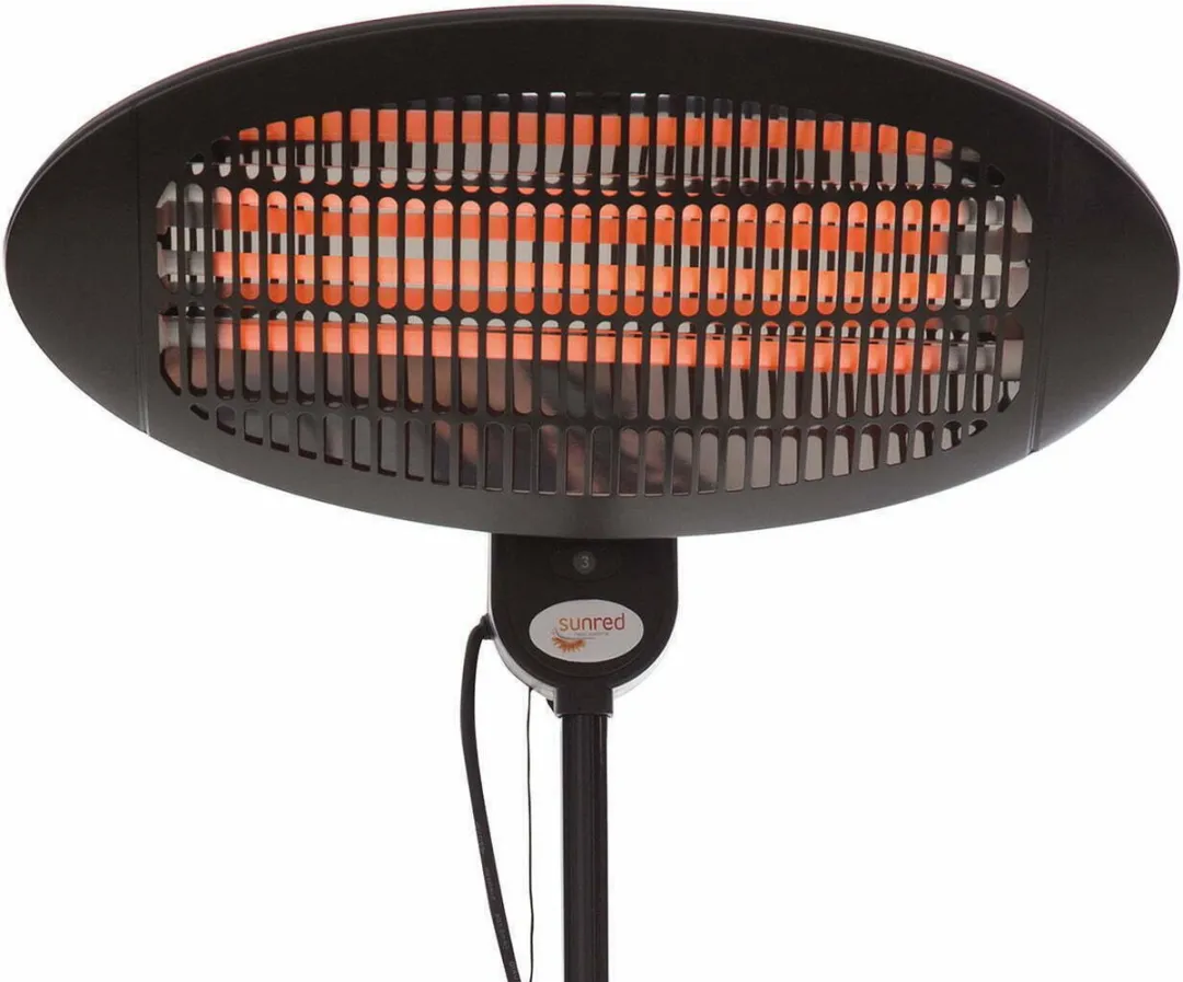 Sunred Elektra Terrasverwarmer 2000W - Zwart