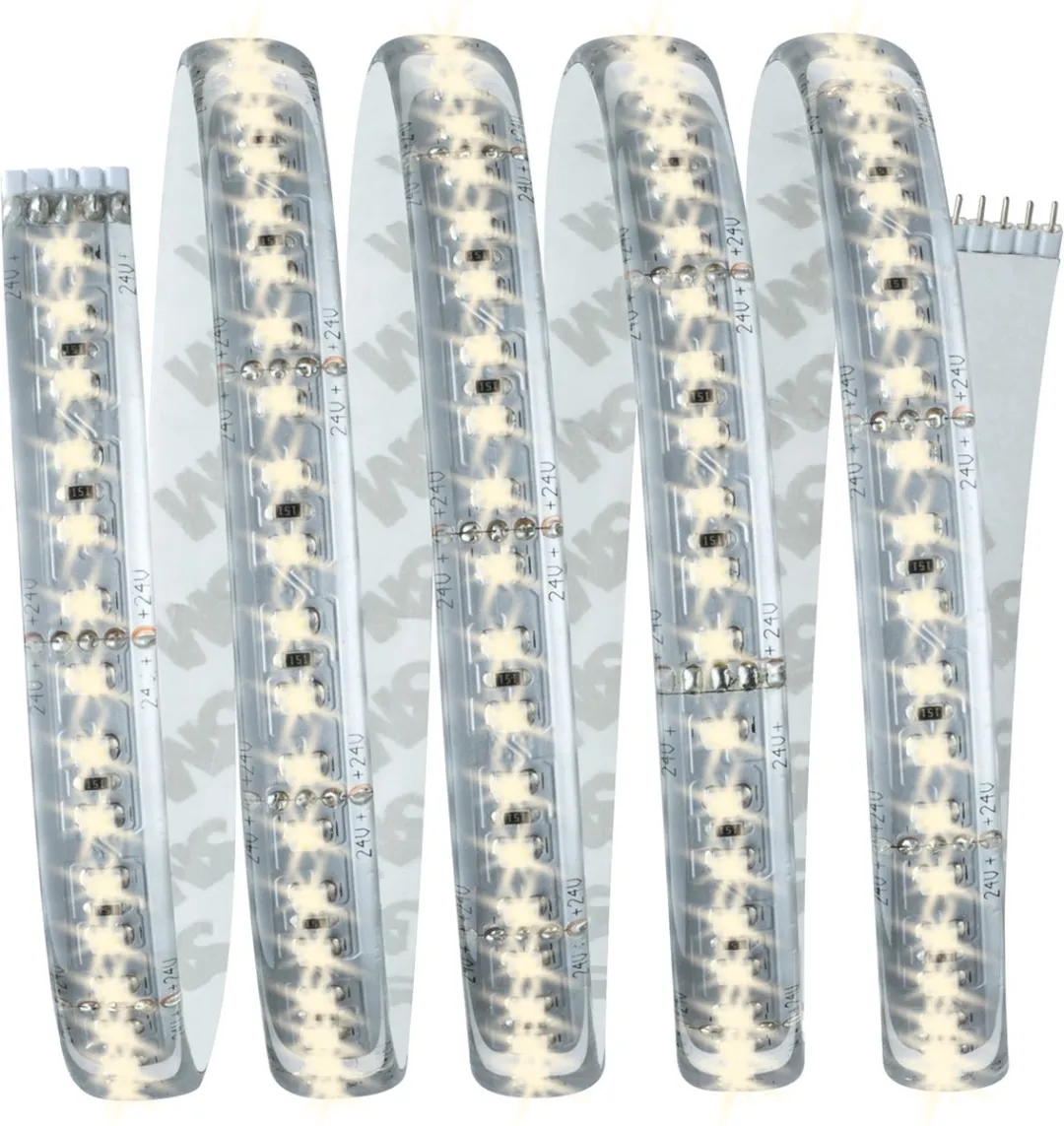 Paulmann MaxLED 1000 LED-strip basisset 150cm Warmwit - Zilver