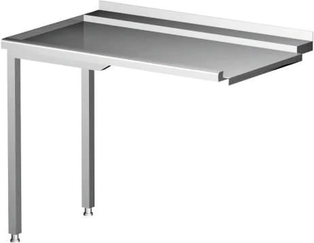 HENDI Uitlooptafel vaatwasser Rechterzijde - 1000x700x850mm