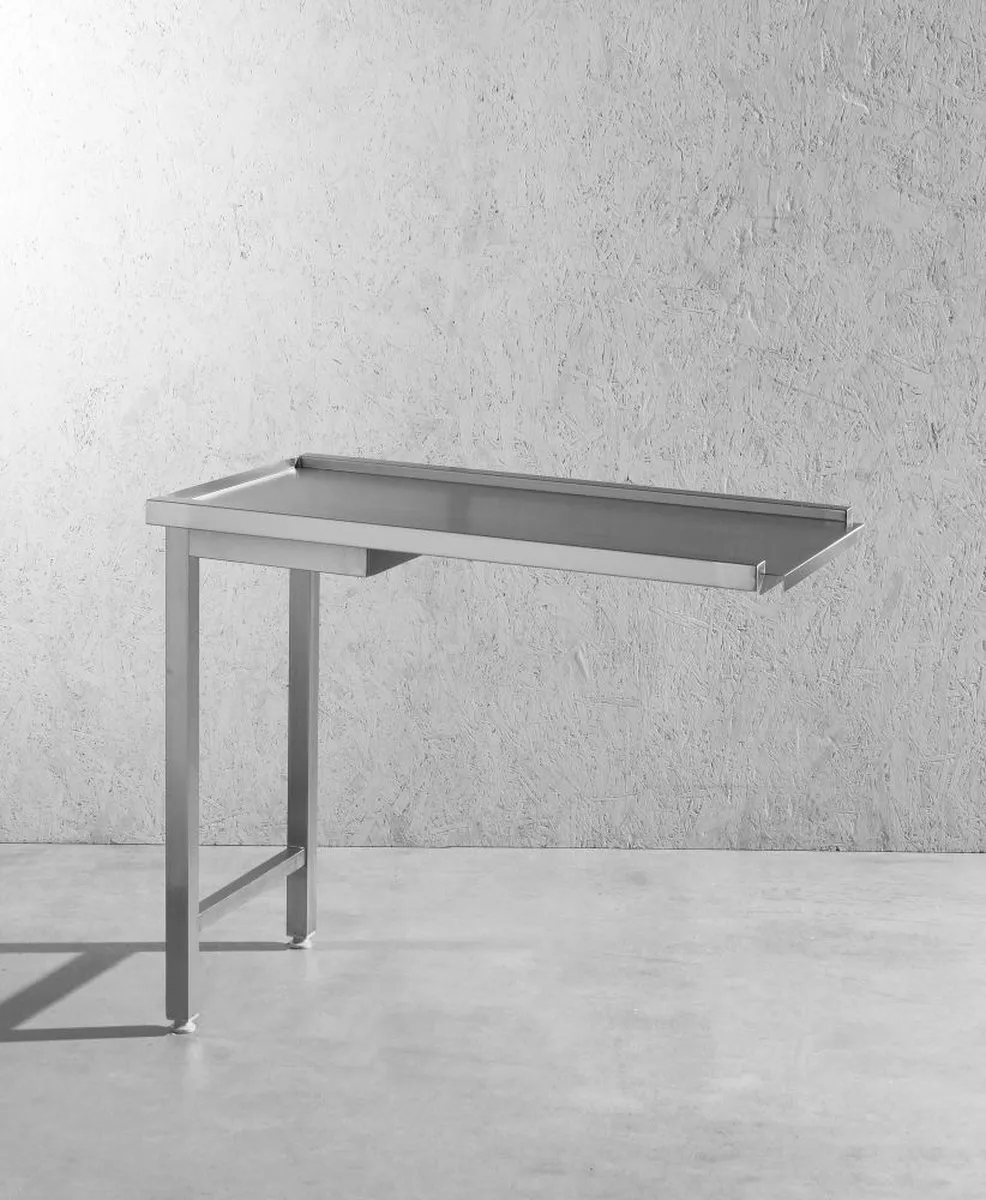 HENDI Uitlooptafel Vaatwasser - 1000x700x850mm - Roestvast Staal - afbeelding 6 van 6