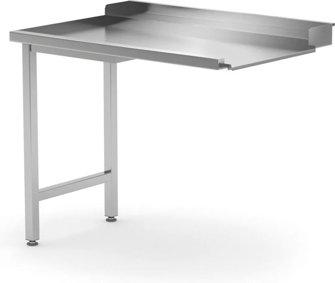 HENDI Uitlooptafel Vaatwasser - 1000x700x850mm - Roestvast Staal