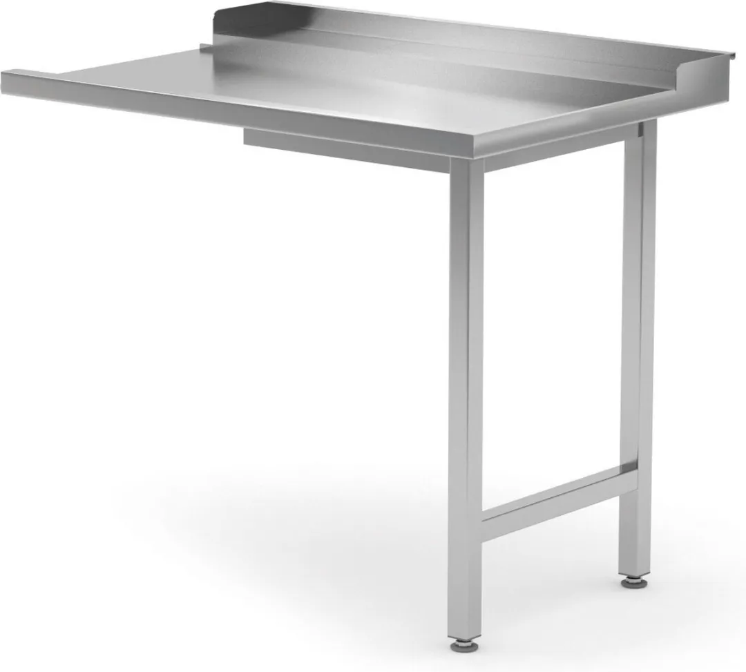 HENDI Uitlooptafel Vaatwasser - 1000x700x850mm - Roestvast Staal