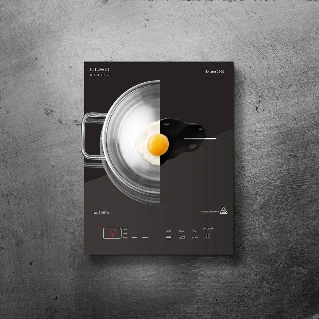 Caso Design S-Line 2100 Inductieplaat 2100W - Zwart