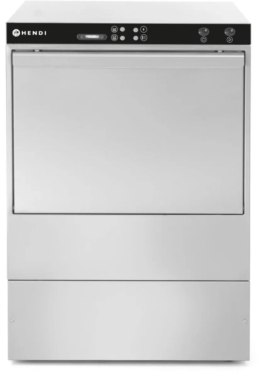 HENDI 233030 Vaatwasser 50x50 - 1 Couvert - Rvs - afbeelding 6 van 6