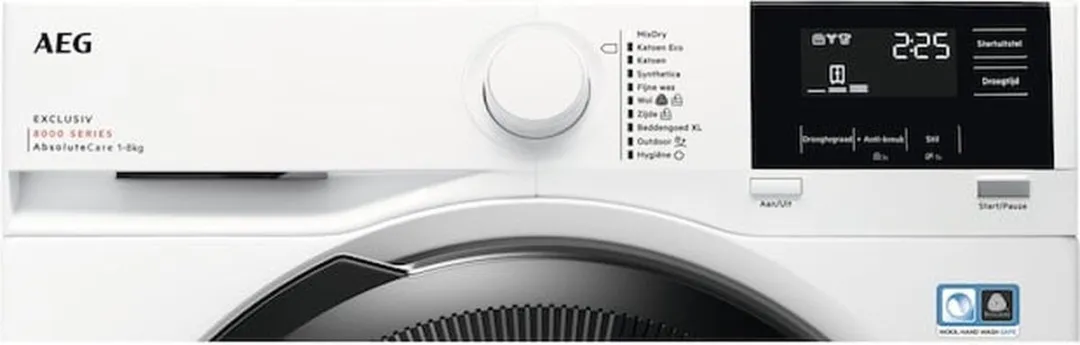 AEG TR8ESSEN Warmtepompdroger 8 kg - Wit