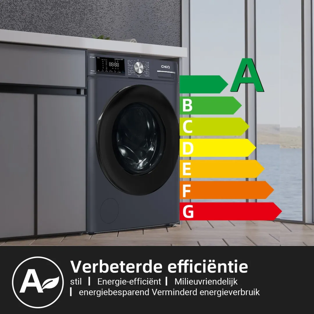 CHiQ CFL80-14586IM3XA Wasmachine 8kg - Grijs