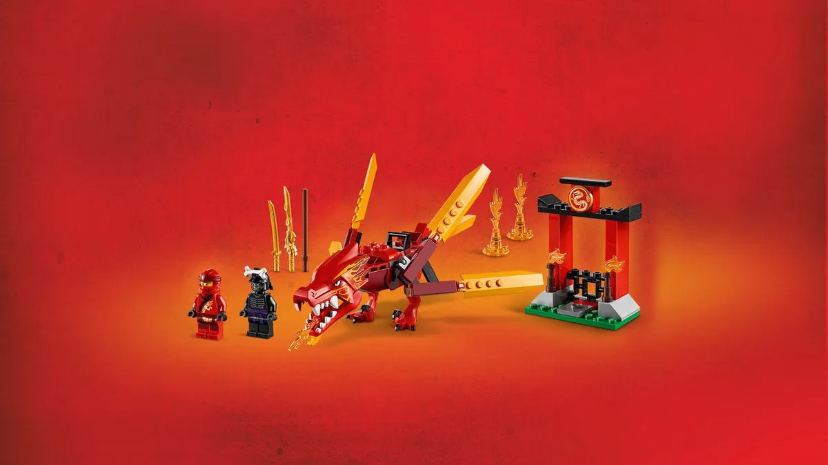 LEGO Ninjago Kai's Vuurdraak 71701 - 81 Stenen