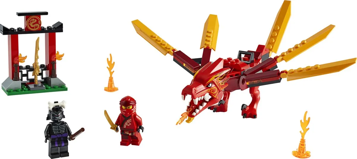 LEGO Ninjago Kai's Vuurdraak 71701 - 81 Stenen