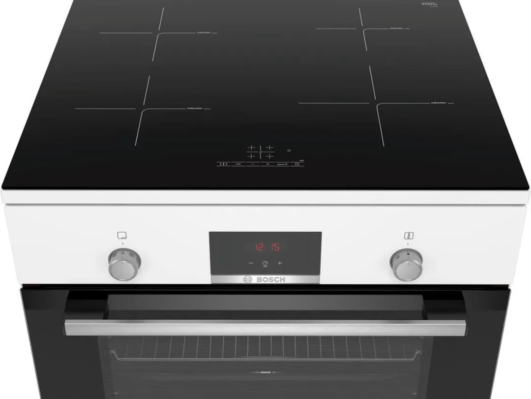 Bosch Serie 4 HLN39A020 Inductiefornuis 4 Zones - Wit