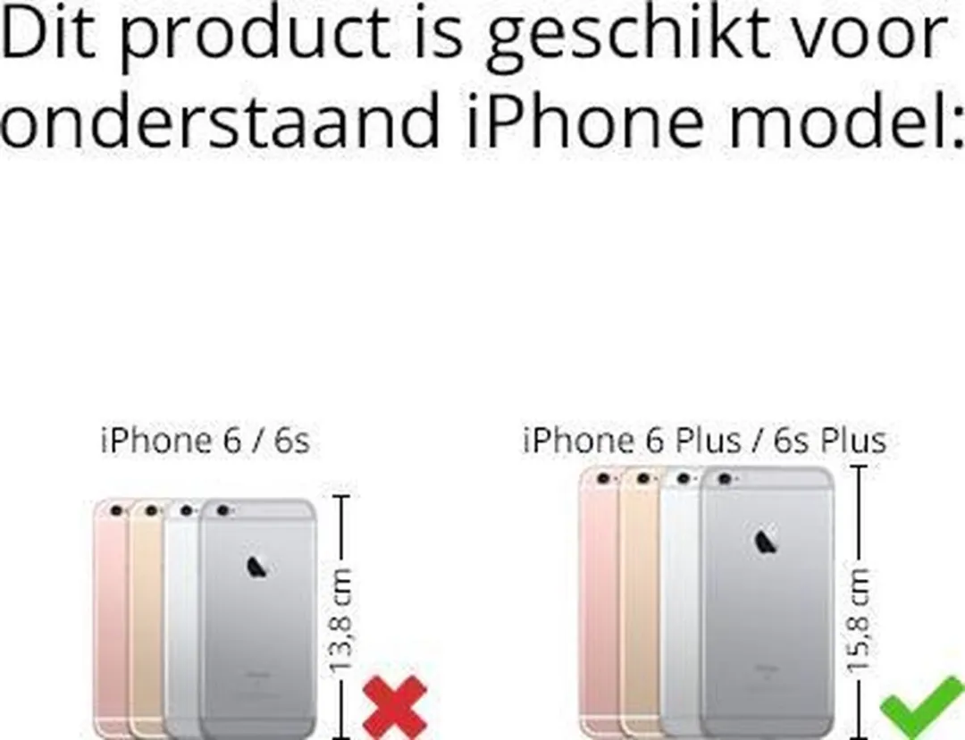 Celly Ambo Wallet Hoesje iPhone 6/6s Plus - wit - afbeelding 5 van 5