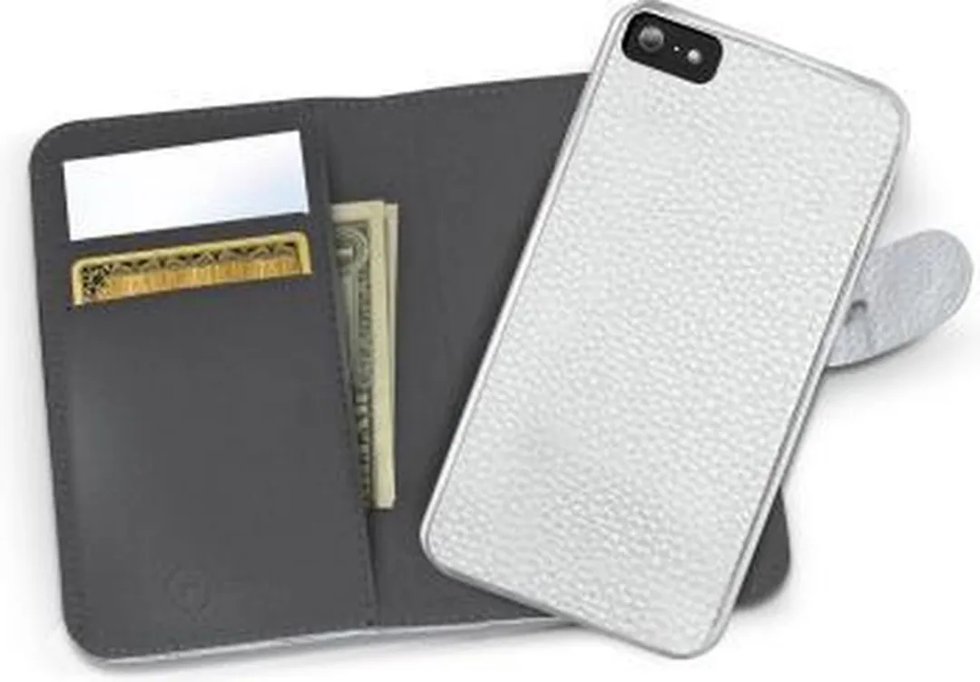 Celly Ambo Wallet Hoesje iPhone 6/6s Plus - wit - afbeelding 3 van 5